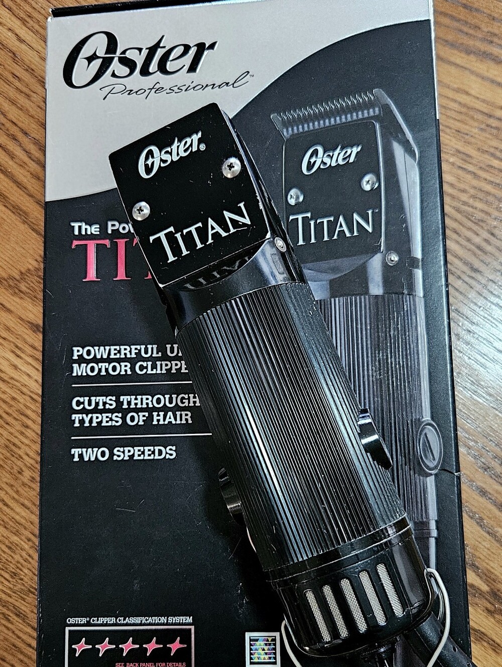 Oster Professional TITAN 2-Speed Clipper BODY ONLY - Tested & Working W/ Box
